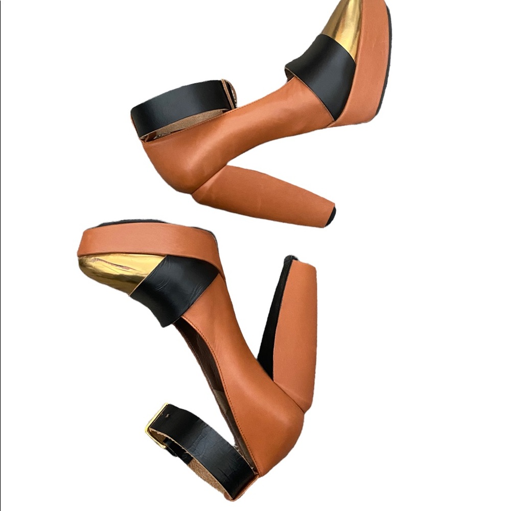 Marni  ankle strap 5" heel pumps size 6 - Picture 3 of 6